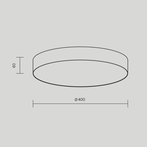 Maytoni C032CL-45W3K-RD-B Потолочный светильник Zon 3000K 45W 120°, изображение 8