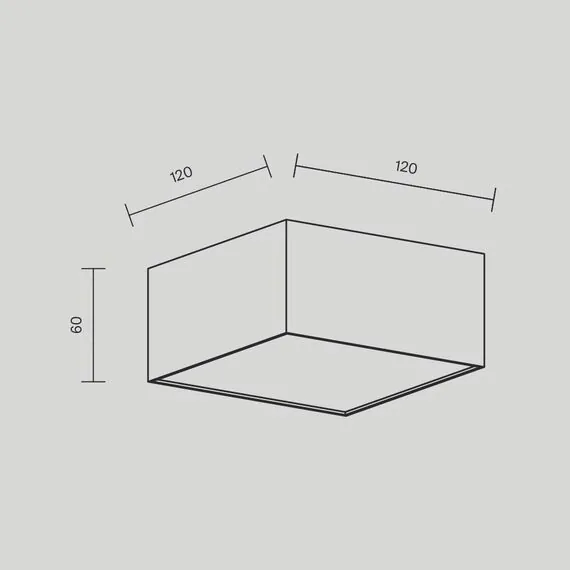 Maytoni Technical C032CL-12W3K-SQ-B Светильник потолочный светодиодный Zon, изображение 7