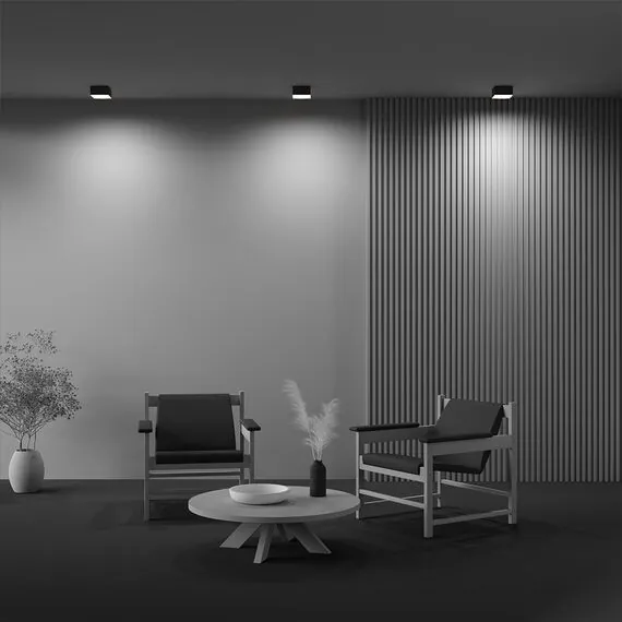 Maytoni Technical C032CL-12W3K-SQ-B Светильник потолочный светодиодный Zon, изображение 5