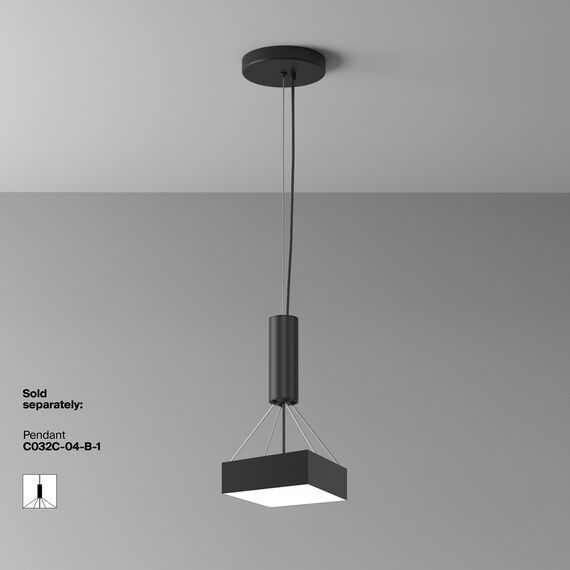 Maytoni Technical C032CL-24W4K-SQ-B Светильник потолочный светодиодный Zon, изображение 4