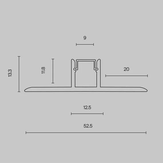 Maytoni Led Strip ALM-5313B-S-2M Профиль Алюминиевый профиль, изображение 8