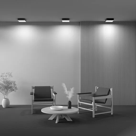 Maytoni Technical C032CL-24W3K-SQ-B Светильник потолочный светодиодный Zon, изображение 5
