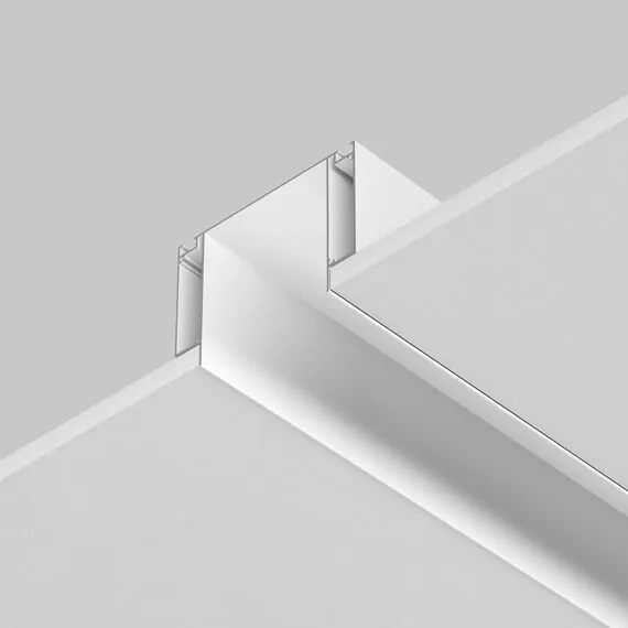 Maytoni Technical ALM-11681-PL-W-2M Профиль для ниши скрытого монтажа в гипсокартонный потолок, изображение 2