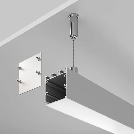 Maytoni Led Strip ALM-3535B-S-2M Профиль Алюминиевый профиль, изображение 2