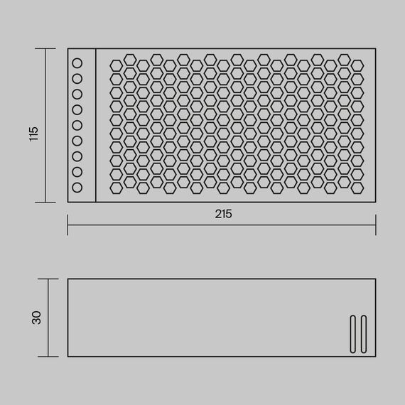 Maytoni Led Strip ALM-1202-S-2M Профиль Алюминиевый профиль, изображение 5