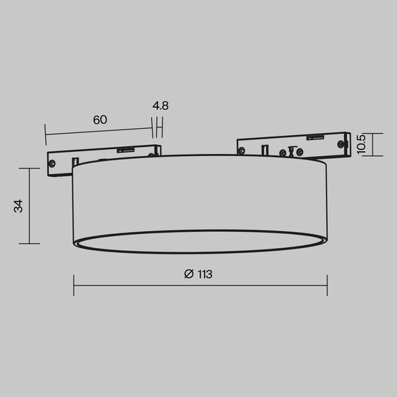 Maytoni Technical TR189-1-12W2.7K-B Трековый магнитный светодиодный светильник Levity Zon, изображение 8