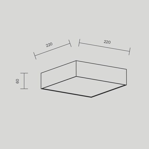 Maytoni Technical C032CL-24W4K-SQ-B Светильник потолочный светодиодный Zon, изображение 8