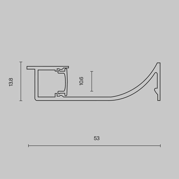 Maytoni Led Strip ALM-5314-S-2M Профиль Алюминиевый профиль, изображение 7