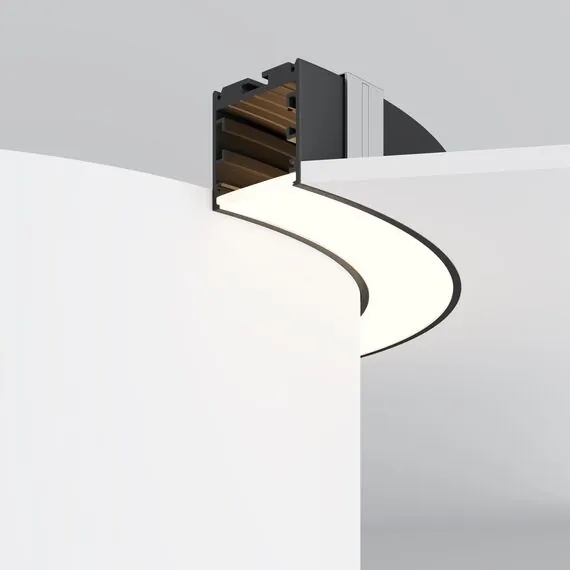 Maytoni Led Strip ALM-3535R-B-D-90°-0.3M Радиусный профиль 35x35 Ø320мм, изображение 10