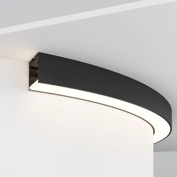 Maytoni Led Strip ALM-3535R-B-D-90°-0.8M Радиусный профиль 35x35 Ø800мм, изображение 3