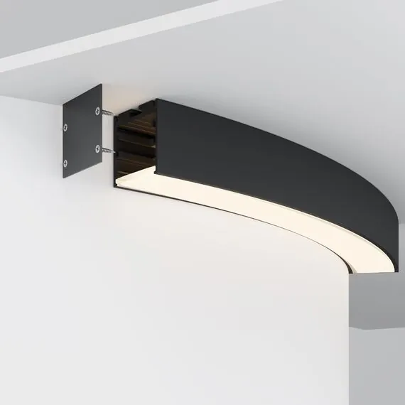 Maytoni Led Strip ALM-3535R-B-D-45°-0.8M Радиусный профиль 35x35 Ø800мм, изображение 4