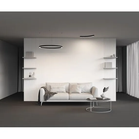 Maytoni Led Strip ALM-3535R-B-D-90°-0.8M Радиусный профиль 35x35 Ø800мм, изображение 9
