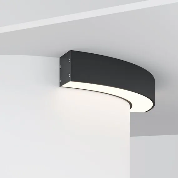 Maytoni Led Strip ALM-3535R-B-D-90°-0.3M Радиусный профиль 35x35 Ø320мм, изображение 2