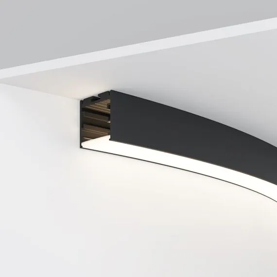 Maytoni Led Strip ALM-3535R-B-D-45°-1.5M Радиусный профиль 35x35 Ø1500мм, изображение 3