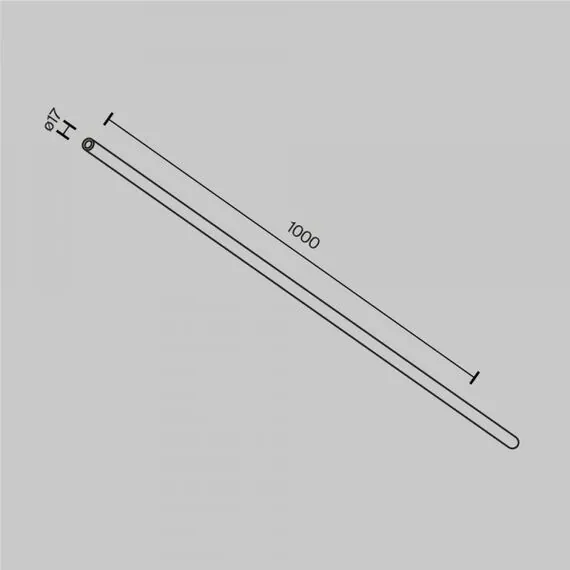 Maytoni Technical CA001-L1000-B Аксессуар для штанговой системы освещения Axity, изображение 5