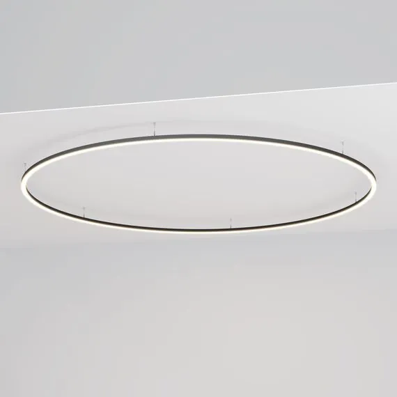 Maytoni Led Strip ALM-3535R-B-D-45°-3M Радиусный профиль 35x35 Ø3000мм, изображение 7
