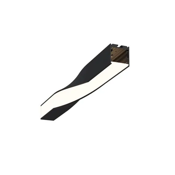 Maytoni Led Strip ALM-3535R-B-TR-90°-0.4M Радиусный профиль 35x35 Twist правый
