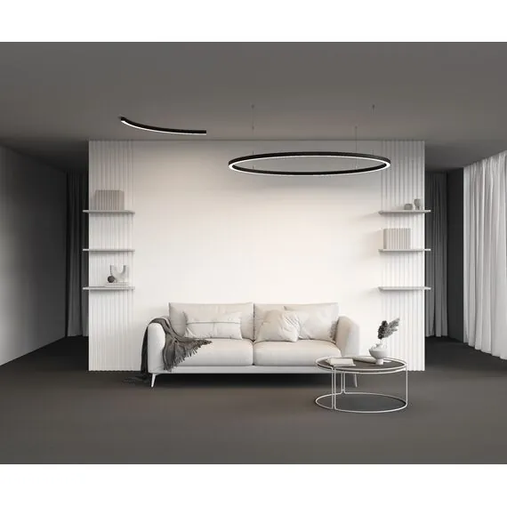 Maytoni Led Strip ALM-3535R-B-D-90°-1.5M Радиусный профиль 35x35 Ø1500мм, изображение 9