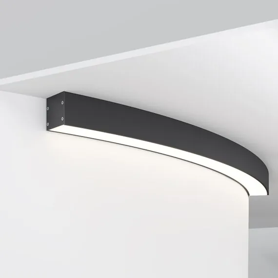 Maytoni Led Strip ALM-3535R-B-D-45°-1.5M Радиусный профиль 35x35 Ø1500мм, изображение 2