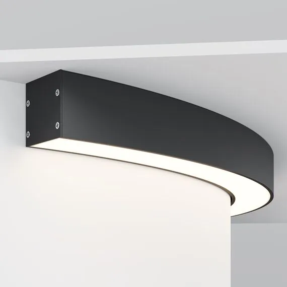 Maytoni Led Strip ALM-3535R-B-D-90°-0.8M Радиусный профиль 35x35 Ø800мм, изображение 2