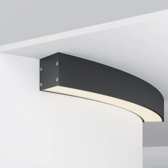 Maytoni Led Strip ALM-3535R-B-D-45°-0.8M Радиусный профиль 35x35 Ø800мм, изображение 2