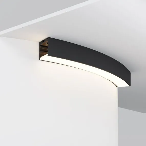 Maytoni Led Strip ALM-3535R-B-D-45°-0.8M Радиусный профиль 35x35 Ø800мм, изображение 3