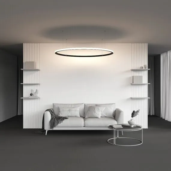 Maytoni Led Strip ALM-3535R-B-EX-90°-1.5M Радиусный профиль 35x35 Ø1500мм внешний 1 круга, изображение 5
