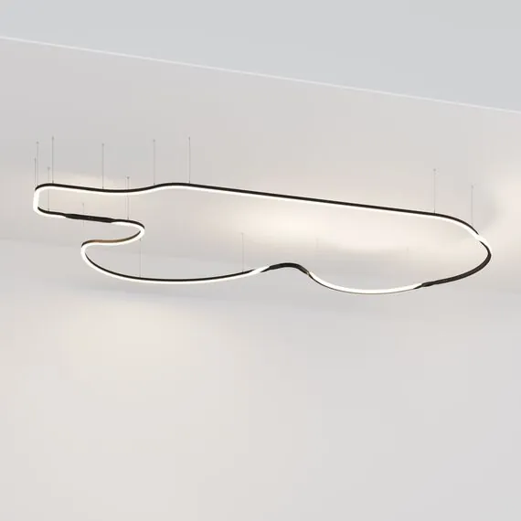 Maytoni Led Strip ALM-3535R-B-D-45°-3M Радиусный профиль 35x35 Ø3000мм, изображение 8