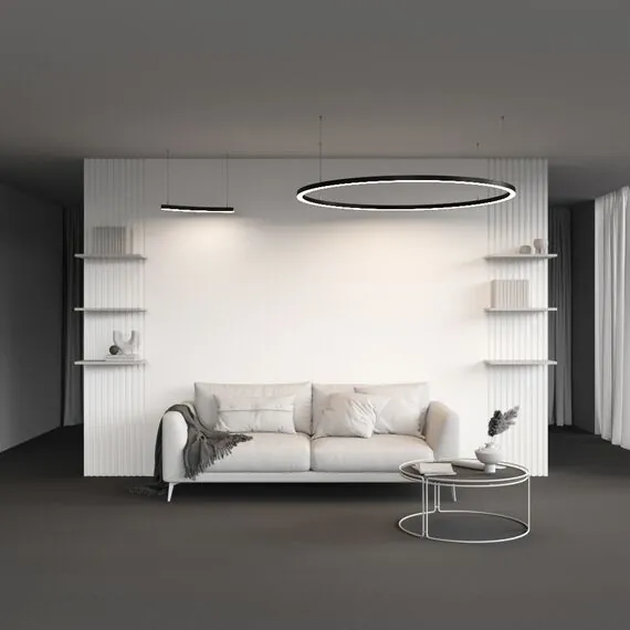 Maytoni Led Strip ALM-3535R-B-D-45°-1.5M Радиусный профиль 35x35 Ø1500мм, изображение 5