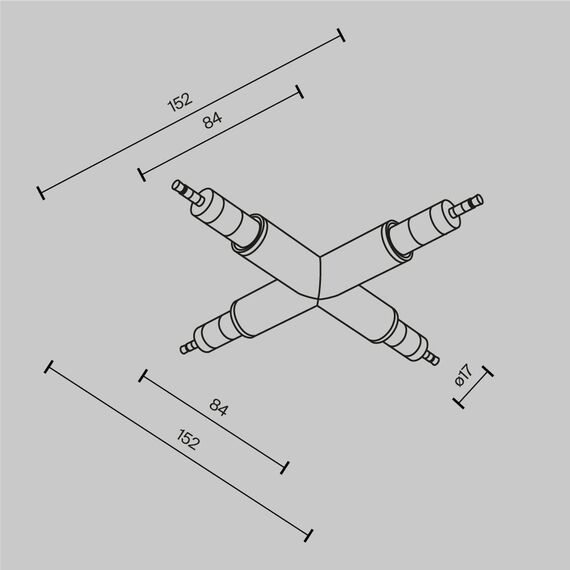 Maytoni Technical CA008TX-BS Аксессуар для штанговой системы освещения Axity, изображение 5