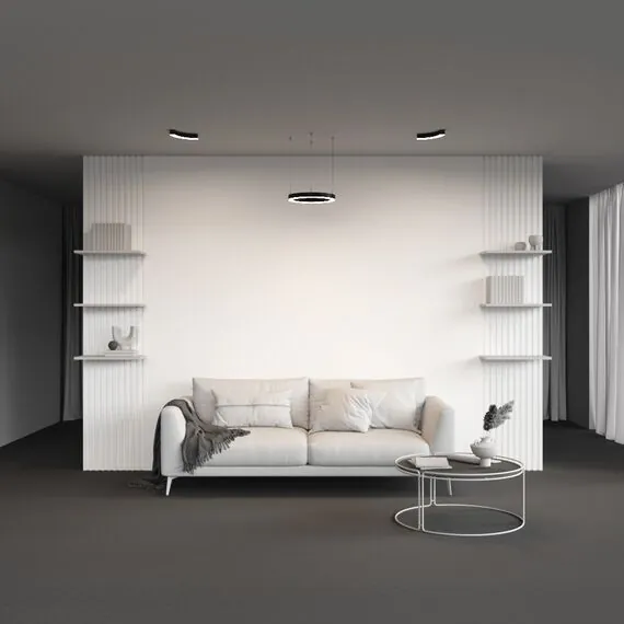 Maytoni Led Strip ALM-3535R-B-D-90°-0.3M Радиусный профиль 35x35 Ø320мм, изображение 5