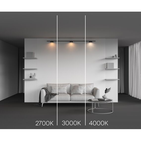 Maytoni Technical TR189-1-12W3K-B Трековый светильник Zon Levity 3000К 12Вт 100°, изображение 7