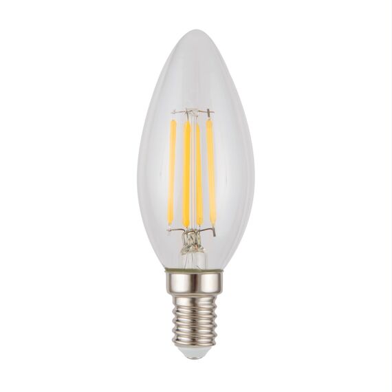 Voltega   8460 Лампа филаментная диммируемая Voltega Candle dim E14 5W 2800K 8460, изображение 4