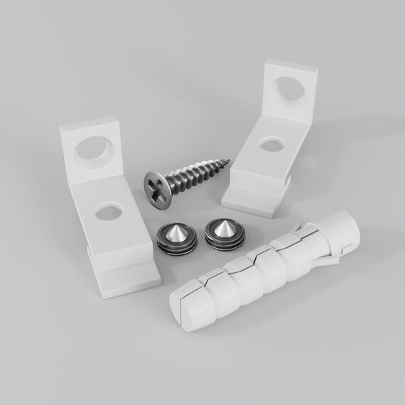 Maytoni Led Strip ALM-3535R-1MT Комплект креплений для радиусного профиля с боковым свечением 2шт., изображение 2