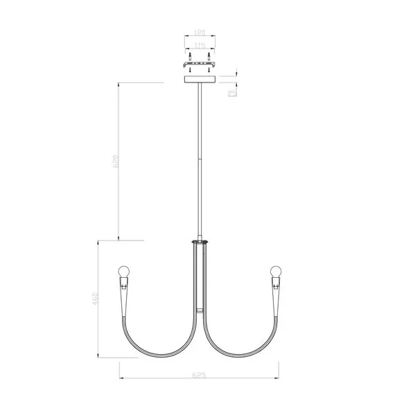 Freya FR5253PL-06N Люстра на штанге Branches, изображение 6