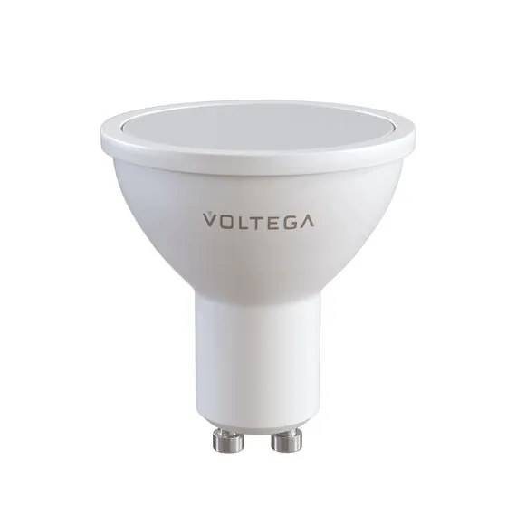 Voltega   8458 Светодиодная диммируемая лампа Voltega Sofit dim GU10 6W 4000K 8458