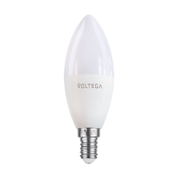 Voltega   2427 Светодиодная диммируемая лампа Wi-Fi Voltega E14 5W 2700K VG 2427 свеча матовая, изображение 2