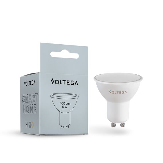 Voltega 2425 Светодиодная диммируемая лампа Wi-Fi Voltega GU10 5W 2700-6500K VG 2425, изображение 5
