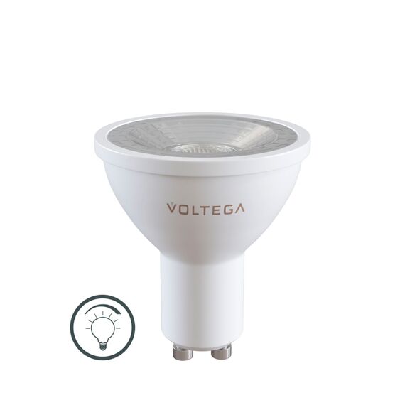 Voltega   7109 Светодиодная диммируемая лампа Voltega GU10 6W 4000K 7109, изображение 2