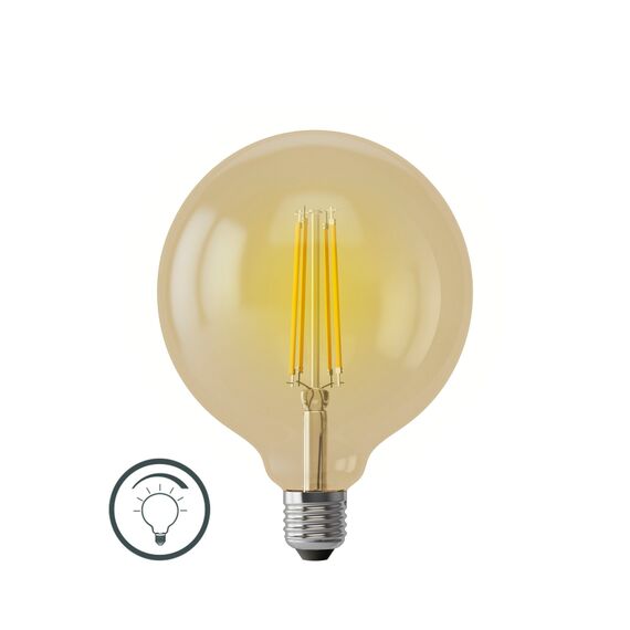Voltega   6838 Ретро лампа диммируемая Voltega Globe E27 8W 2800K 6838, изображение 2