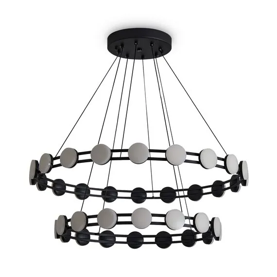 Freya FR6180PL-L70B Люстра подвесная светодиодная Collar, изображение 3