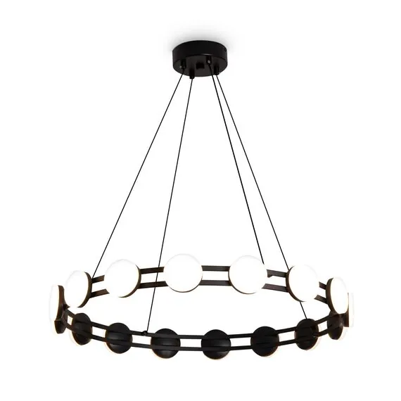 Freya FR6180PL-L32B Люстра подвесная светодиодная Collar, изображение 4