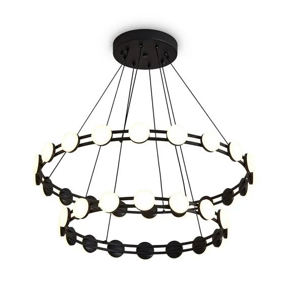 Freya FR6180PL-L70B Люстра подвесная светодиодная Collar, изображение 5