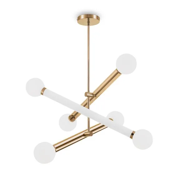 Freya FR5381PL-06G Люстра Cross, изображение 2