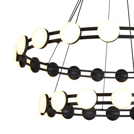 Freya FR6180PL-L70B Люстра подвесная светодиодная Collar, изображение 4