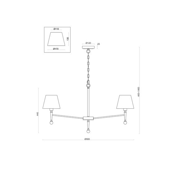 Freya FR5190PL-07BS Подвесная люстра Rosemary, изображение 4