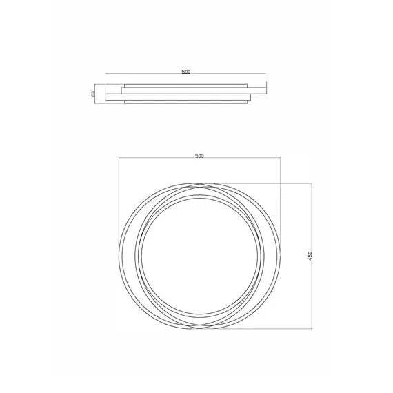 Freya FR10031CL-L98B Потолочный светодиодный светильник Lisoa, изображение 7