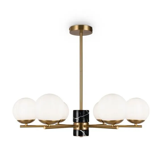 Freya FR5230PL-06BS Люстра на штанге Marble, изображение 5