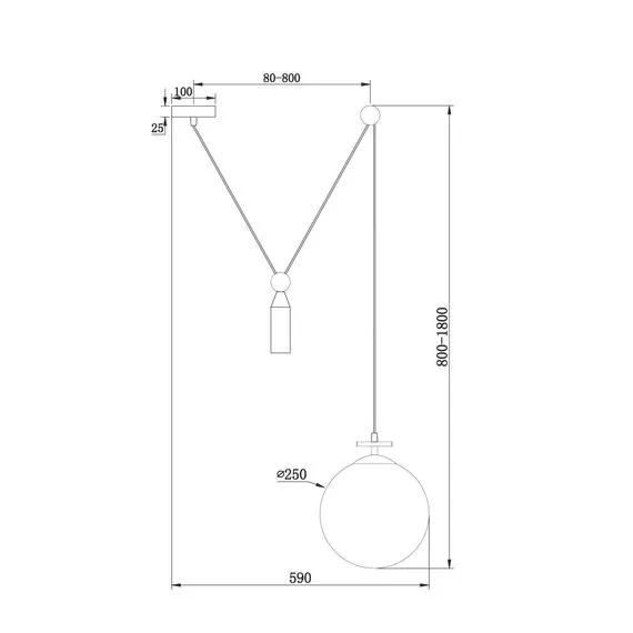 Freya FR5221PL-01BS Светильник подвесной Impulse, изображение 2