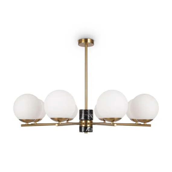 Freya FR5230PL-08BS Люстра на штанге Marble, изображение 4